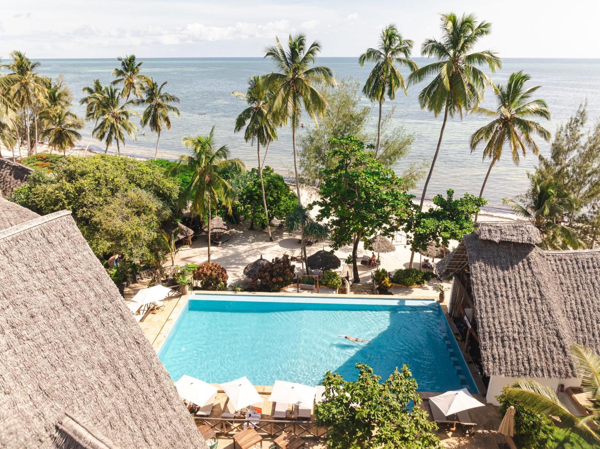 Zanzibella Hotel & Spa Ківенґва Екстер'єр фото View of the pool at the hotel